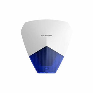 Sirena de interior/exterior cu flash Hikvision DS-PS1-B, 105 dB, IP54, LED albastru imagine