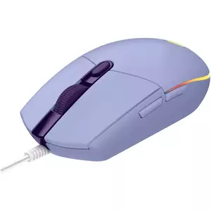 Mouse gaming Logitech G102 Lightsync, Lilac imagine
