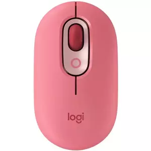Mouse wireless Logitech Pop Heartbreaker, Ambidextru, Rosu imagine