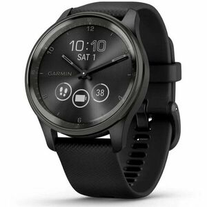 Ceas smartwatch Garmin vivomove Trend, WW, Silicone, Black imagine