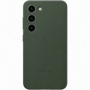Husa de protectie Samsung Leather Case pentru Galaxy S23, Green imagine