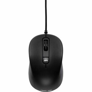 Mouse MU101C, Optic, cu fir de 1.5 metri, USB, rezolutie 1000dpi, negru imagine
