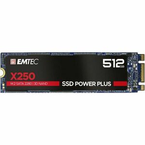 SSD X250, 512GB, SATA M2 2280, R/W speed 520MBs/500MBs imagine