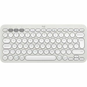 Tastatura Bluetooth Logitech Pebble Keys 2 K380s, Multi-Device, Tonal White imagine