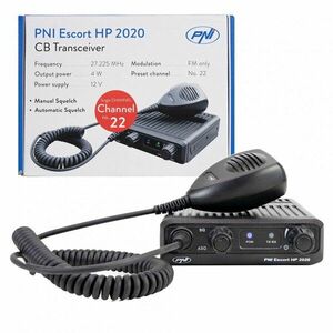 Statie radio CB PNI Escort HP 2020 un singur canal 22 frecventa 27.225 MHz, fara zgomot imagine