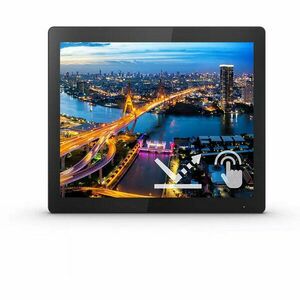 Monitor Touchscreen Philips 172B1TFL 17 inch 4 ms Negru 75 Hz imagine