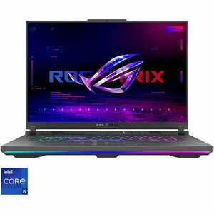 Laptop Gaming ASUS ROG Strix G16 G614JIR cu procesor Intel® Core™ i9 14900HX pana la 5.8 GHz, 16, QHD+, IPS, 240Hz, 32GB DDR5, 1TB SSD, NVIDIA® GeForce RTX™ 4070 8GB GDDR6 TGP 140W, No OS, Eclipse Gray imagine