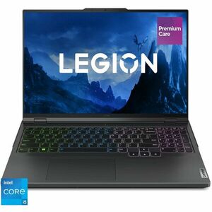 Laptop Gaming 16'' Legion Pro 5 16IRX9, WQXGA IPS 165Hz G-Sync, Procesor Intel® Core™ i5 14500HX (24M Cache, up to 4.90 GHz), 16GB DDR5, 1TB SSD, GeForce RTX 4060 8GB, No OS, Onyx Grey, 3Yr Onsite Premium Care imagine