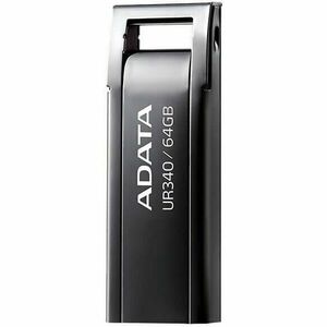 USB ADATA UR340 64GB BLACK METALIC imagine
