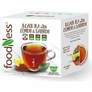 Capsule Foodness mix cu aroma ceai negru, lamaie si sofran, compatibile Dolce Gusto, 10 capsule, 150g imagine