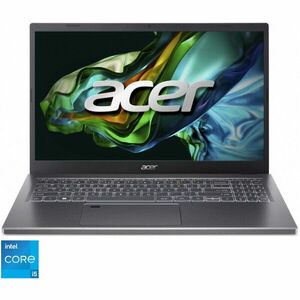 Laptop Acer 15.6'' Aspire 5 A515-58M, FHD IPS, Procesor Intel® Core™ i5-1335U (12M Cache, up to 4.60 GHz), 16GB DDR5, 512GB SSD, Intel Iris Xe, No OS, Steel Gray imagine