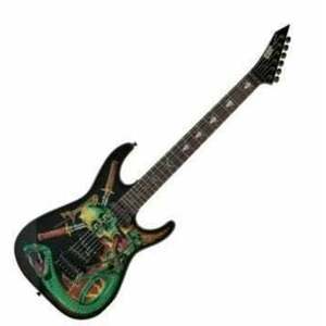 ESP George Lynch Black with Skulls and Snakes Graphic imagine