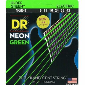 DR Strings NGE-9 Neon imagine