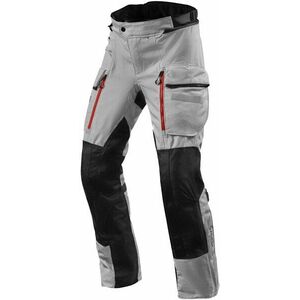 Rev'it! Sand 4 H2O Silver/Black L Mai scurtă Pantaloni textile imagine