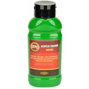 KOH-I-NOOR Vopsea acrilică 500 ml 520 Permanent Green imagine