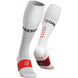 Compressport Full Socks Run White T1 Șosete pentru alergre imagine