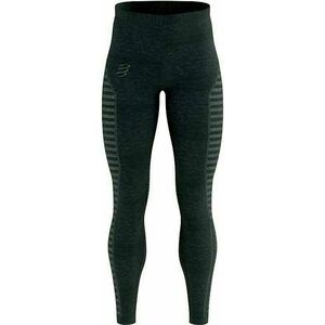 Compressport Winter Run Legging Black XL Pantaloni de alergare / jambiere imagine