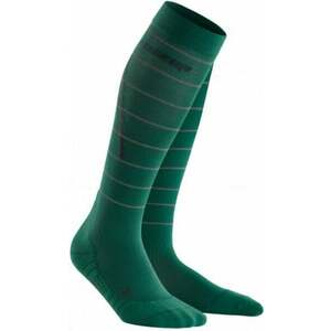 CEP WP50GZ Compression Tall Socks Reflective Verde III Șosete pentru alergre imagine