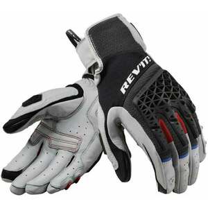 Rev'it! Gloves Sand 4 Light Grey/Black 4XL Mănuși de motocicletă imagine