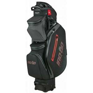 Bennington IRO QO 14 Water Resistant Black/Canon Grey/Red Geanta pentru golf imagine
