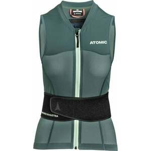 Atomic Live Shield Vest Amid Women Dark Green/Mint Sorbet L Protecție schi imagine