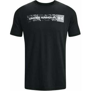 Under Armour Men's UA Camo Chest Stripe Short Sleeve Black/White S Tricouri de fitness imagine