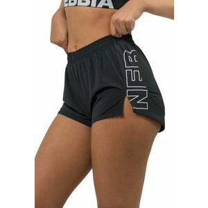 Nebbia FIT Activewear Smart Pocket Shorts Black M Fitness pantaloni imagine