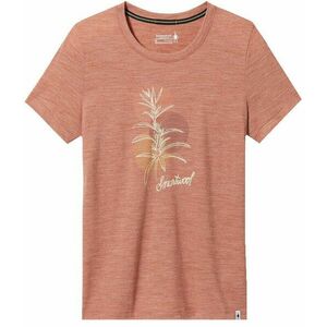 Smartwool Women’s Sage Plant Graphic Short Sleeve Tee Slim Fit Copper Heather S Tricou imagine