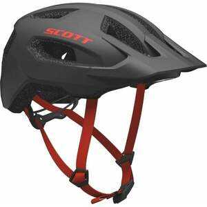 Scott Supra (CE) Helmet Dark Grey/Red UNI (54-61 cm) Cască bicicletă imagine