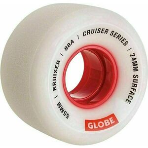 Globe Bruiser Cruiser Skateboard Wheel Alb/Roșu 55.0 imagine