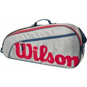 Wilson Junior 3 Pack 3 Grey Eqt/Red Geantă de tenis imagine