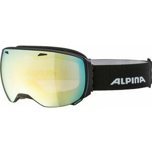 Alpina Big Horn QVM Ski Goggle Black Matt/Mirror Gold Ochelari pentru schi imagine