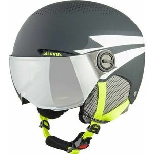 Alpina Zupo Visor Q-Lite Junior Ski helmet Charcoal/Neon Matt L Cască schi imagine