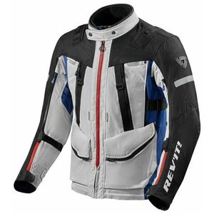 Rev'it! Jacket Sand 4 H2O Argintiu/Albastru 3XL Geacă textilă imagine