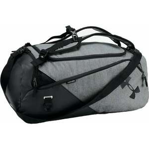 Under Armour UA Contain Duo Small BP Duffle Castlerock Medium Heather/Black/White 33 L Sport Bag imagine
