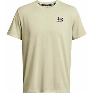 Under Armour Men's UA Logo Embroidered Heavyweight Short Sleeve Silt/Black S Tricouri de fitness imagine