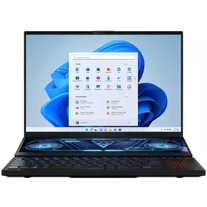 Laptop ASUS Gaming 16'' ROG Zephyrus Duo 16 GX650RS, UHD+ 120Hz, Procesor AMD Ryzen™ 9 6900HX (16M Cache, up to 4.9 GHz), 64GB DDR5, 2x 2TB SSD, GeForce RTX 3080 8GB, Win 11 Home, Black imagine
