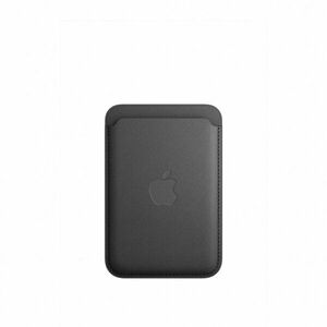 Husa de protectie Apple FineWoven Wallet with MagSafe, Black imagine