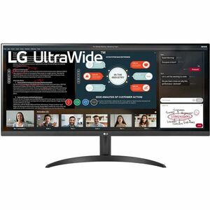 Monitor 34 LG 34WP500-B, UW FHD, AMD FreeSync, Flicker Safe, HDR10, negru imagine
