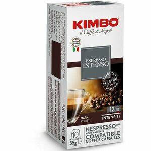 Capsule cafea Kimbo Intenso, compatibile Nespresso, 10 capsule, 55g imagine