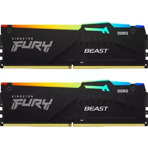 Memorie Desktop Kingston Fury Beast 32GB DDR5 6000MT/s CL36 imagine