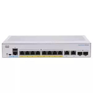 Switch Cisco CBS350-8FP-E-2G cu management cu PoE 8x1000Mbps-RJ45 (8xPoE) + 2xGigabit/SFP Combo imagine