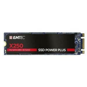 SSD Emtec X250, 128GB, SATA III, M.2 2280 (Negru) imagine