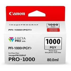 Cartus Cerneala Canon PFI-1000PGY, 80 ml (Gri) imagine