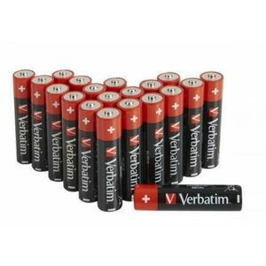Baterii Alkaline Verbatim 49876, AAA, 20 buc imagine