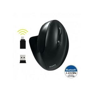 Mouse Wireless Port Designs, 1600 DPI (Negru) imagine