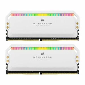 Memorii Corsair Dominator Platinum RGB White 16GB(2x8GB) DDR4 3200MHz CL16 Dual Channel Kit imagine