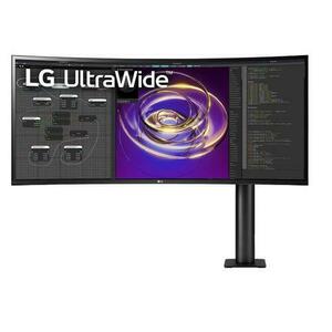 Monitor Gaming IPS LED LG 34inch 34WP88CP-B, QHD (3440 x 1440), DVI, HDMI, DisplayPort, Ecran Curbat (Negru) imagine
