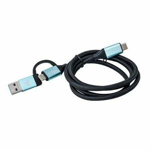 Cablu de date I-TEC USB-C la USB-C, cu adaptor USB-A 3.0, 4K, 100 W (Negru) imagine