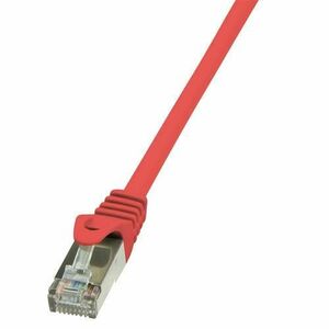 Cablu FTP LOGILINK Cat5e, cupru-aluminiu, 10 m, rosu, AWG26, ecranat CP1094S imagine